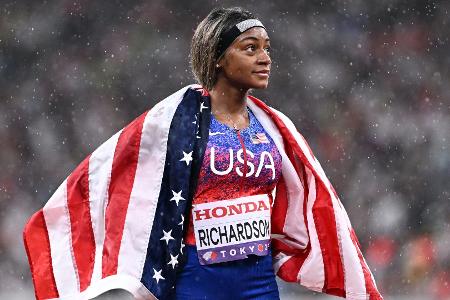 Zu schnelles Fahren: Sprintstar Richardson festgenommen