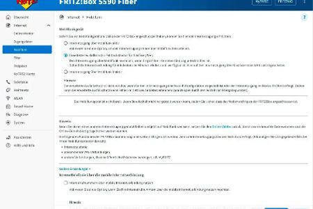 Bereits vor der Firmware-Version Fritz-OS 8.20 verfügte die FRITZ!Box über einen Internet-Ausfallschutz. In den Einstellungen war dieser Punkt im Menü „Mobilfunk“ zu finden.