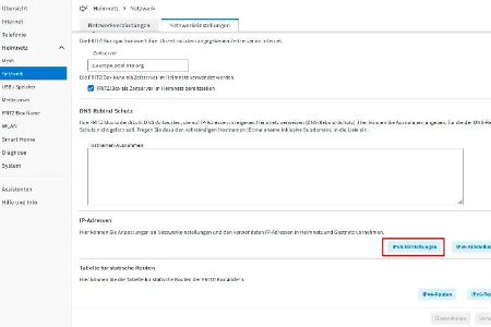 Kommt als Ausfallrouter ebenfalls eine FRITZ!Box zum Einsatz, musst Du vorab den LAN-IP-Adressbereich anpassen, um einen Konflikt zwischen den Geräten zu verhindern.