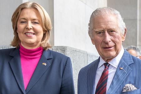 Bärbel Bas und König Charles III
