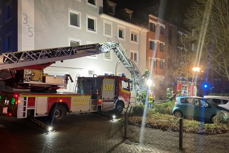 Drehleitereinsatz Bollwerkstraße