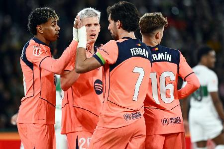 Barcelona holt Pflichtsieg in Elche