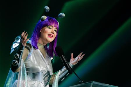 Ricarda Lang nahm sich in ihrer Rede CSU-Chef Markus Söder vor.