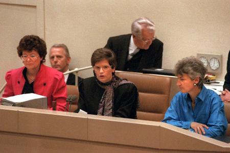 Rita Süssmuth (CDU) war nach Annemarie Renger (SPD) die zweite Frau an der Spitze des Deutschen Bundestags. (Archivfoto)