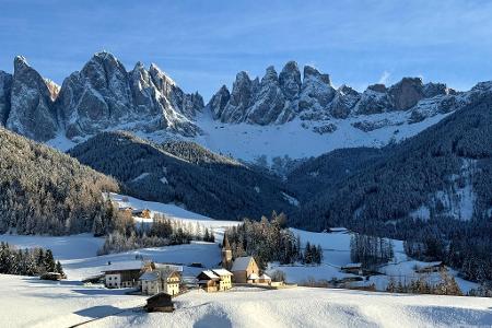 St. Magdalena gilt als eines der schönsten Dörfer Südtirols.