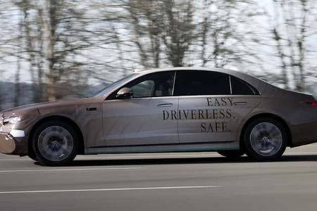 Mercedes S-Klasse für Robotaxi-Dienste