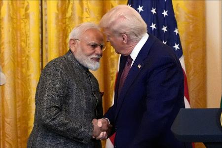 Trump spricht nach einem Telefonat mit Modi von einem Handelsdeal. (Archivbild)