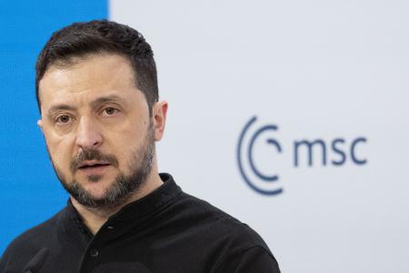 Der ukrainische Präsident Selenskyj wird wieder in München erwartet.