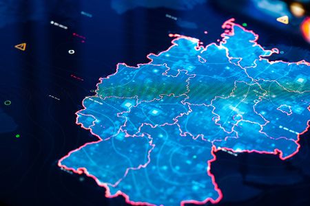 Digitale Deutschlandkarte