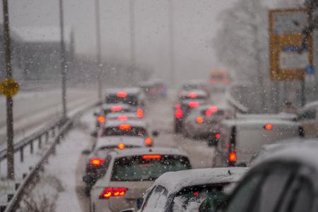 Staus gab es in und um Mainz.