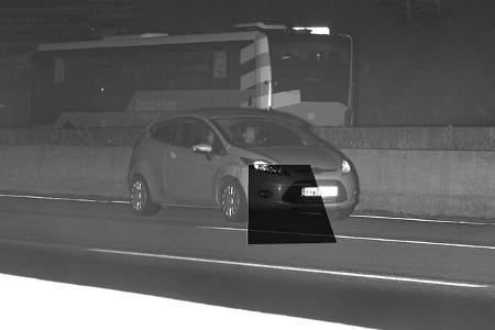 Blitzerfoto Autobahn