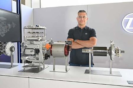 ZF Tech Day Elektroauto-Plattform EV Select Ottmar Scharrer Mathias Miedreich