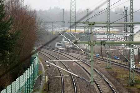 Der Regionalzug war in Richtig Homburg unterwegs. 