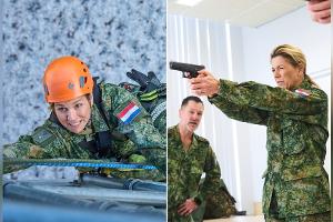 Königin Máxima startet Ausbildung zur Reservistin