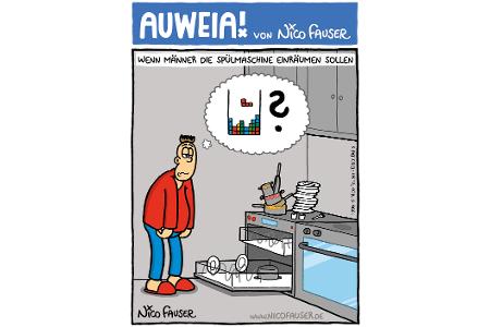 Alltäglicher Humor und Vögel