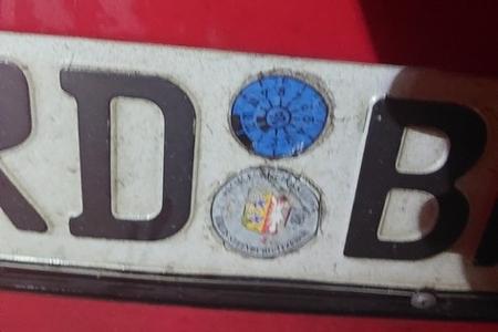 Kennzeichenmißbrauch.
Foto Bundespolizei