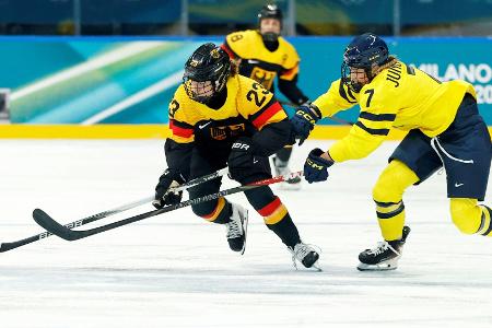 Deutsche Eishockey-Frauen verpatzen Olympia-Auftakt