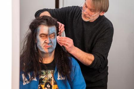 Veitshöchheim: Ministerpräsident Söder verwandelt sich für Fastnacht in Franken in Braveheart-Figur