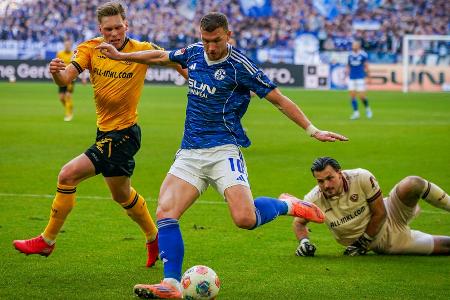 Trotz Doppelpacker Dzeko: Schalke erneut sieglos