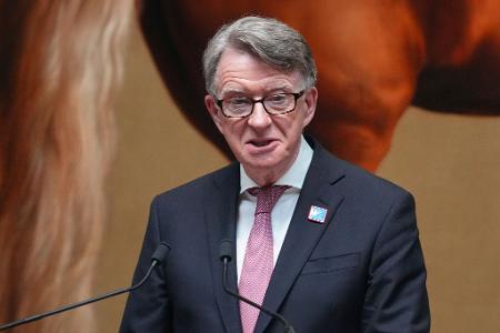 Gegen Peter Mandelson ermittelt die britische Polizei. (Archivbild)