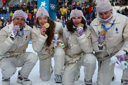 Erstes Gold sicher: Jeanmonnot freut sich 