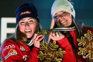 USA in der Team-Kombination mit Shiffrin und Johnson