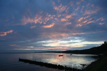 Blick auf das Stettiner Haff