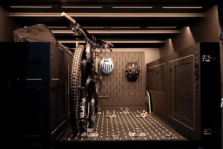 VanMe, Niffler, Campingbus, Heckgarage, Fahrradauszug