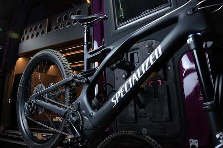 VanMe, Niffler, Campingbus, Heckgarage, Montagearm, Mountainbike