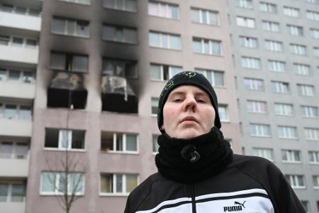 Linda Rockmann half Mietern und kochte Tee für Betroffene. 