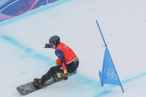 Snowboardcrosser im Mixed mit Ulbricht und Fischer