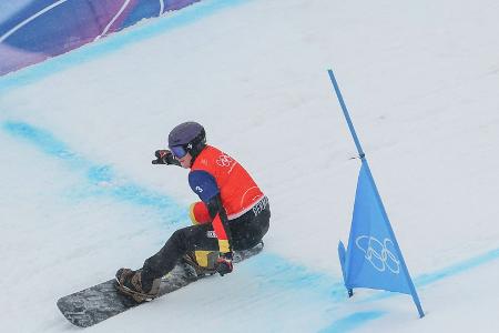 Snowboardcrosser im Mixed mit Ulbricht und Fischer