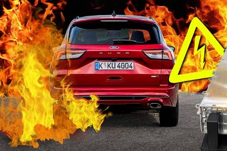 Ford Kuga Hybrid Rückruf Brand Feuer Batterie