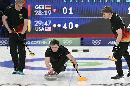 Curling: Deutschland kassiert Niederlage gegen die USA