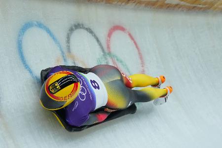 Susanne Kreher in Aktion bei den Olympischen Winterspielen Mailand Cortina 2026.
