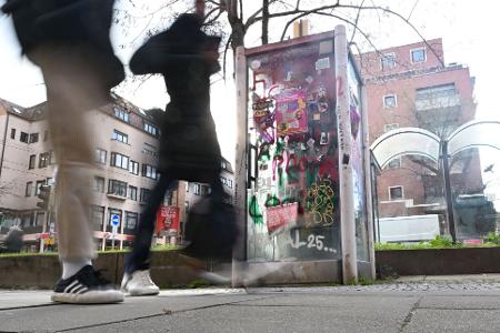 Kein Aushängeschild mehr für den Weltkonzern Deutsche Telekom: ein deaktiviertes Telefonhäuschen in Stuttgart.