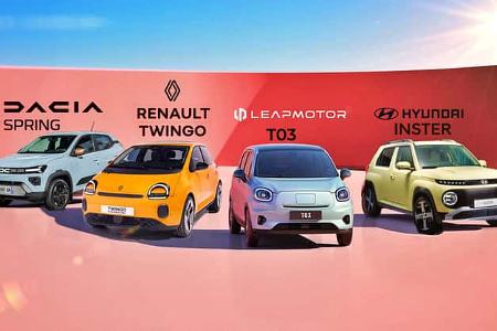 Dacia Spring, Renault Twingo, Leapmotor t03, Hyundai Inster