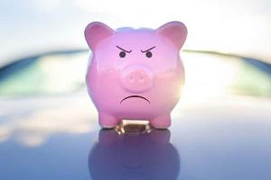 Autokosten Sparschwein