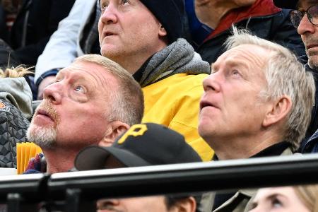 Olympia-Ausflug: Boris Becker und Johannes B. Kerner in Mailand