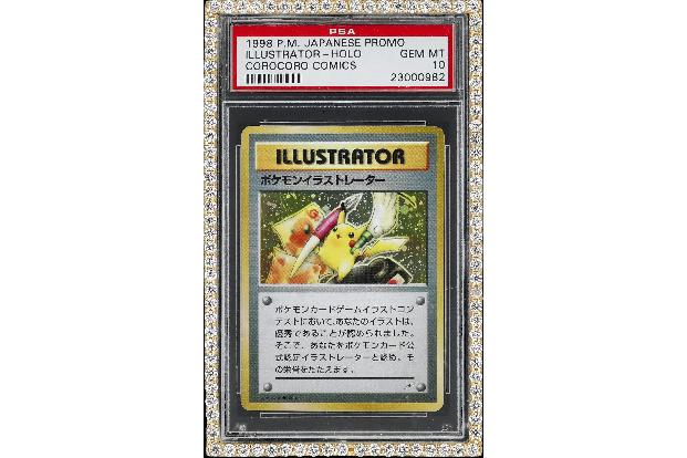 Der Youtuber und Wrestler Logan Paul ließ die Karte versteigern. 