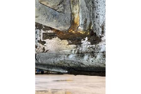 Überladenes Fahrzeug