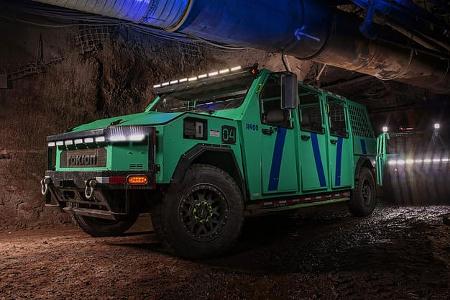 Rokion Minenfahrzeuge Elektroauto