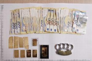 Bundespolizei stellt Bargeld und Gold von fast 100.000 Euro unbekannter Herkunft sicher