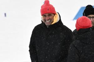 Staffel in Antholz: Biathlon-Fan Klopp mittendrin