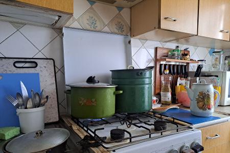 In der Ukraine sind Gasherde für viele Menschen in der Winterkälte eine Rettung. (Archivbild)