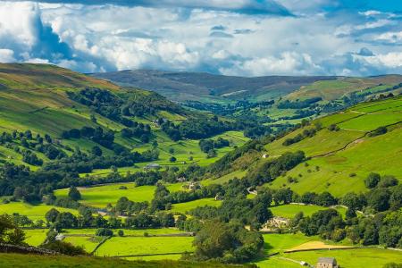 Zwischen Low Row, Gunnerside und Reeth