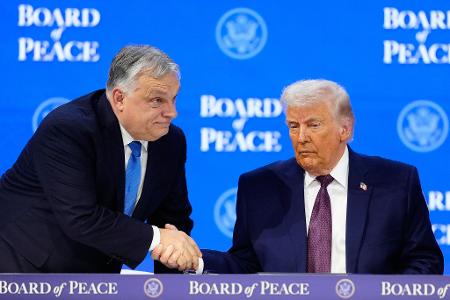 Trumps Verbündeter Orban hat seine Teilnahme an der ersten Sitzung des Friedensrates angekündigt. (Archivbild)