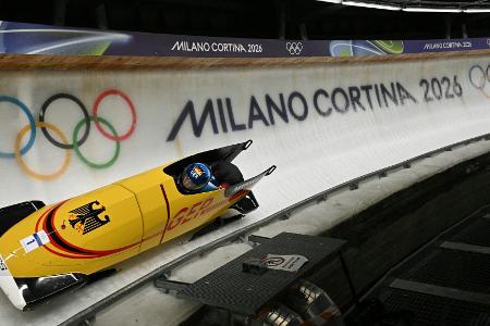 Nolte im Zweierbob auf Goldkurs