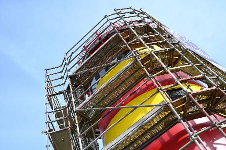 2020 wurde der Pilsumer Leuchtturm zuletzt komplett neu angestrichen.