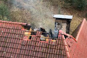 Dachstuhlbrand Talstraße